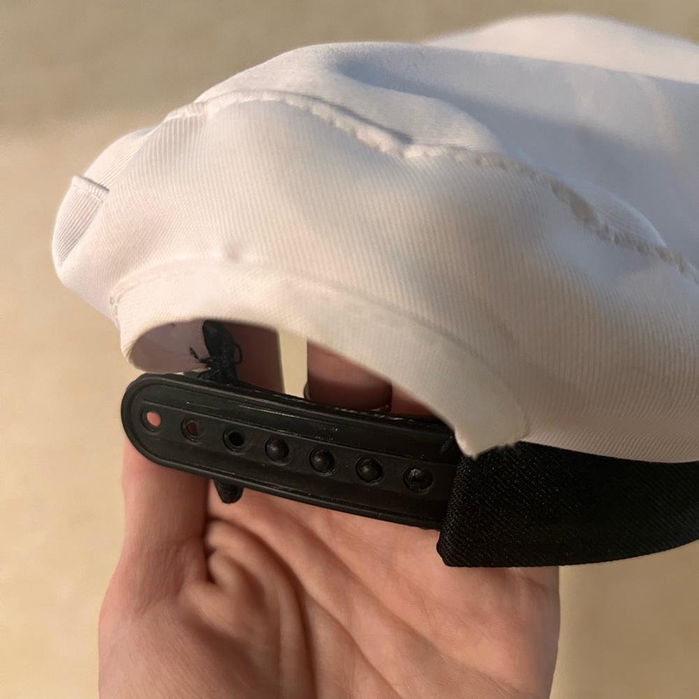 Adjustable Captain Hat With Yellow Embroidery - image 7